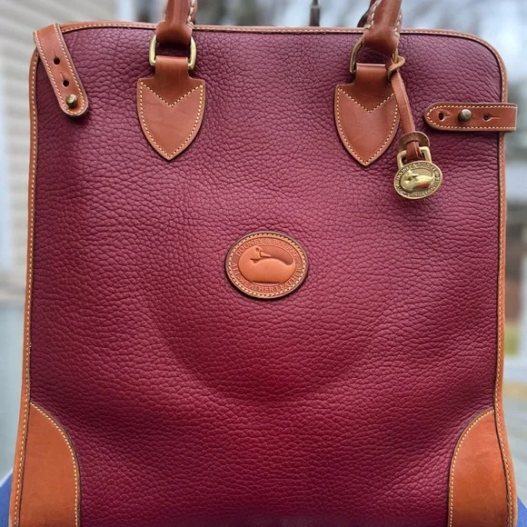 🥵 VERY RARE 🔥 VINTAGE DOONEY AND BOURKE AWL GLADSTONE SHOPPING BAG - Picture 14 of 14